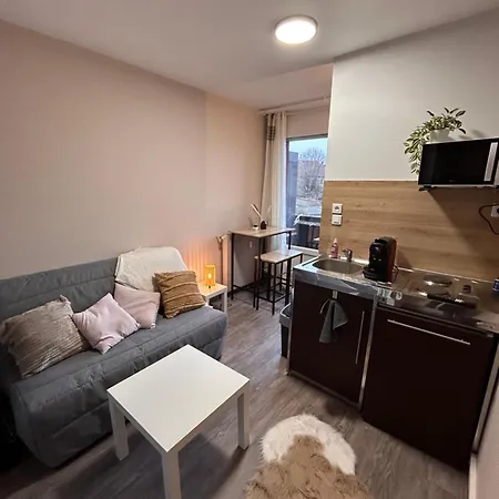 Cosy Studio Neuf Avec Balcon Laxou Exterior foto