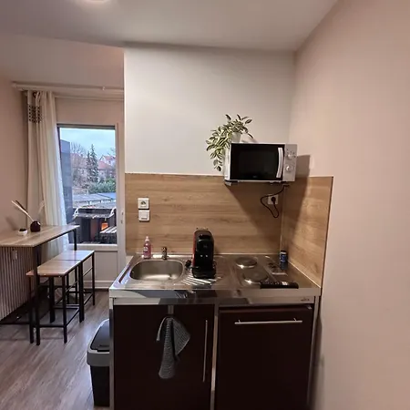 Cosy Studio Neuf Avec Balcon Laxou Exterior foto